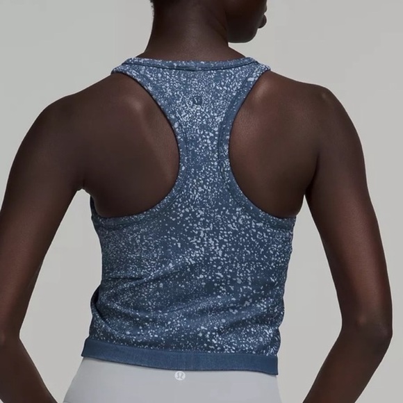 High Neck Ebb to Street Cropped Tank. - Picture 2 of 7